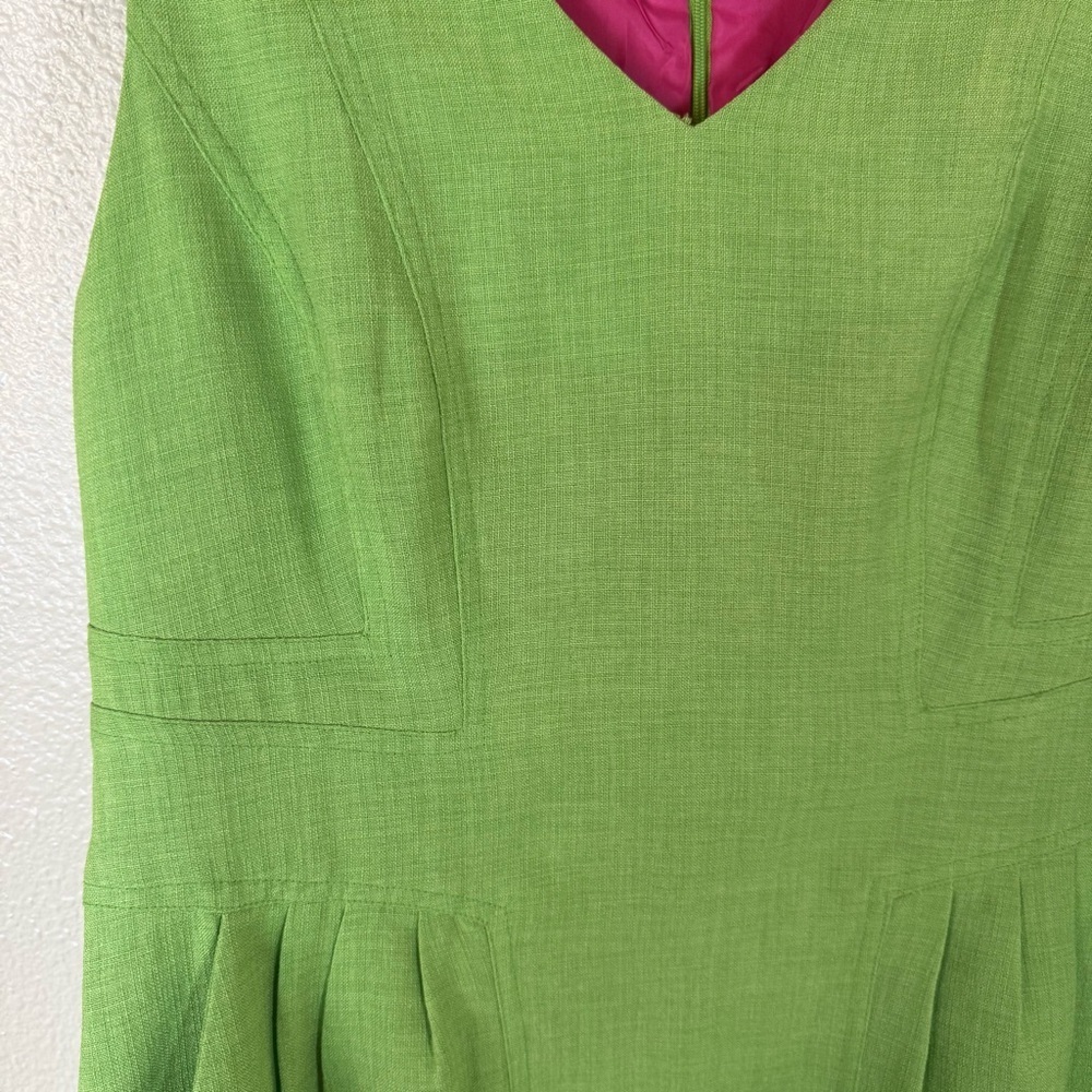 Shelby & Palmer Vibrant Green Midi Dress - Picture 6 of 7